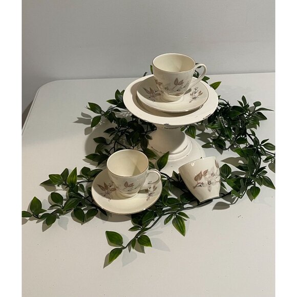 Herend Zinzia Germany Porcelain Tea Two Full Set (cup+plate)One Incomplete Set - Picture 5 of 13